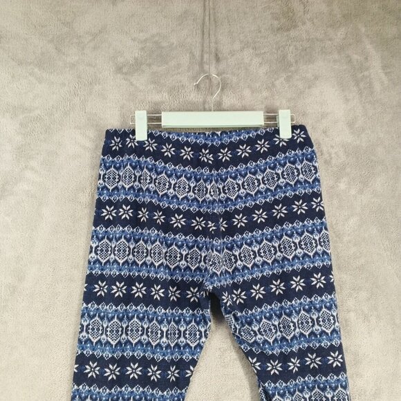 PINK REPUBLIC Holiday Legging Size XL(16-18)Geometric Floral Knit Casual - Picture 9 of 12